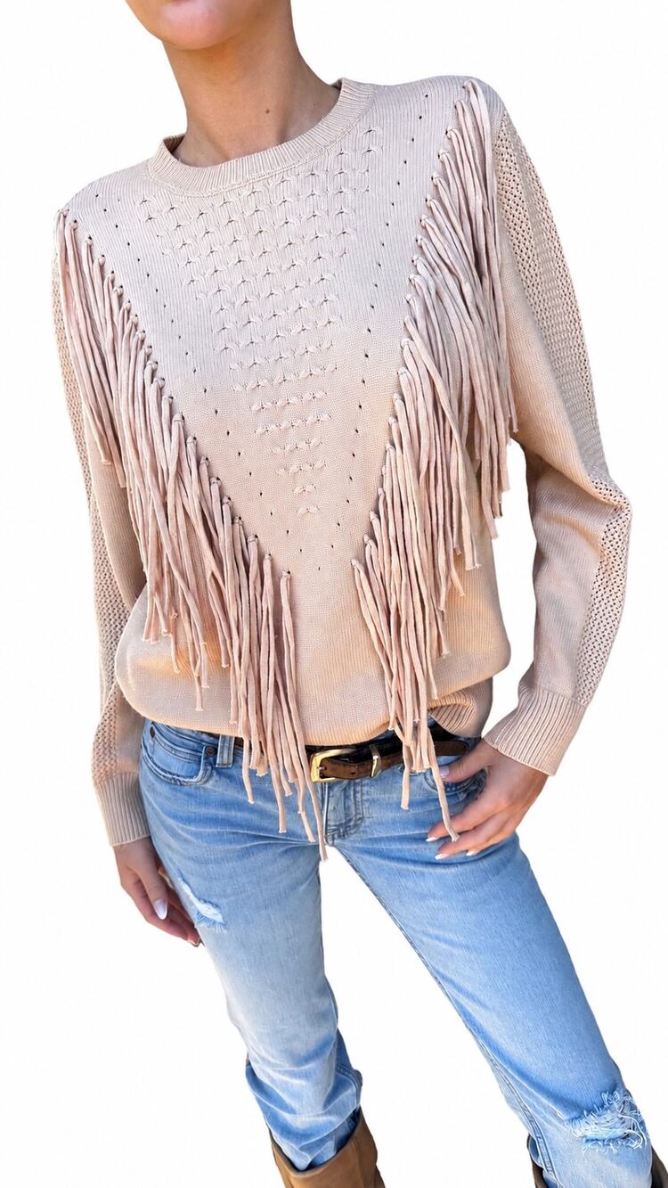 Fringe Western Sweater